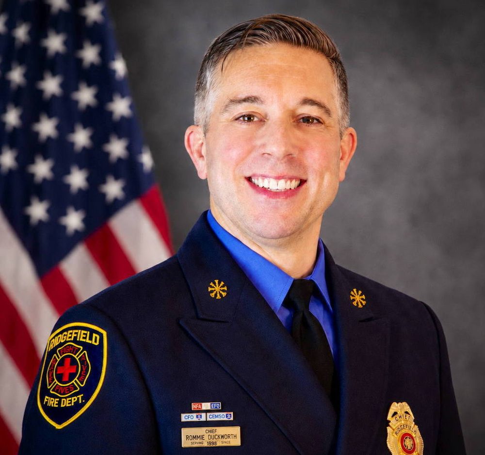 Official portrait of Fire Chief Rommie L. Duckworth.
